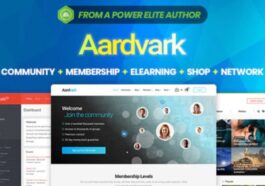 Aardvark Nulled BuddyPress, Membership & Community Theme Free Download