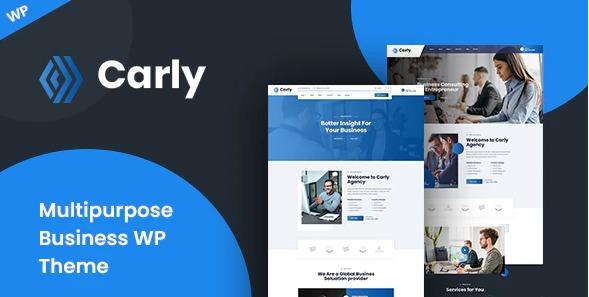 Carly Nulled Multipurpose Business WordPress Theme Free Download