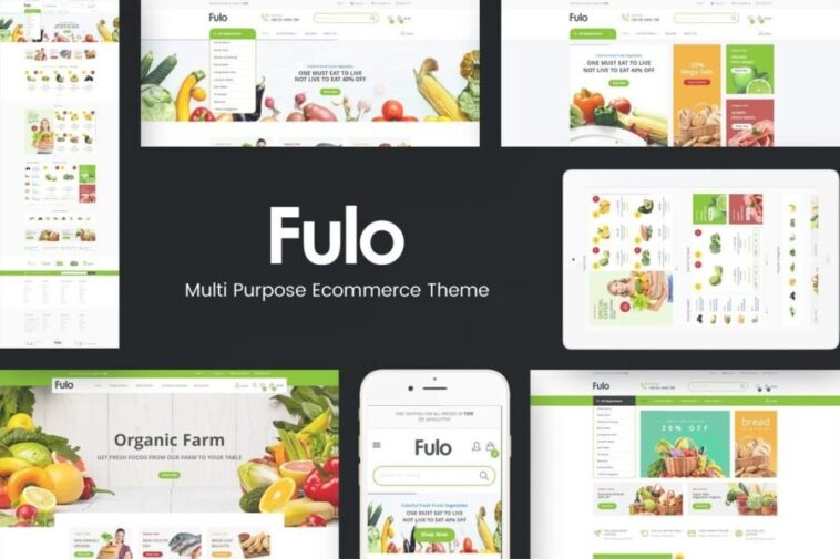 Fulo Nulled Organic & Food Responsive Prestashop Theme Free Download