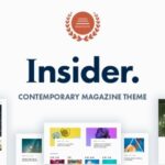 Insider Nulled Contemporary Magazine and Blogging Theme Free Download