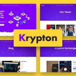 Krypton Nulled Bitcoin Crypto Currency Joomla Template Free Download
