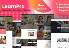 LearnPro Nulled Online Course Education WordPress Free Download