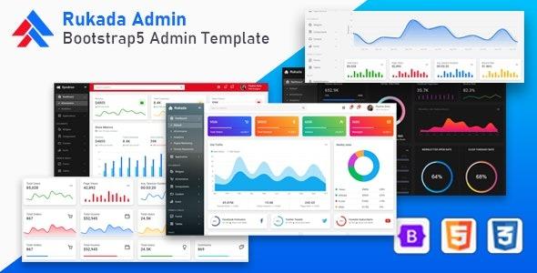 Rukada Nulled Responsive Bootstrap 5 Admin Template Free Download