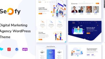 Seofy Nulled Digital & Marketing WordPress Theme Free Download