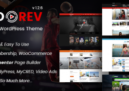 Free Download VidoRev - Video WordPress Theme Nulled