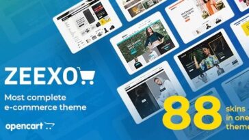 Zeexo Nulled Premium OpenCart Theme Free Download