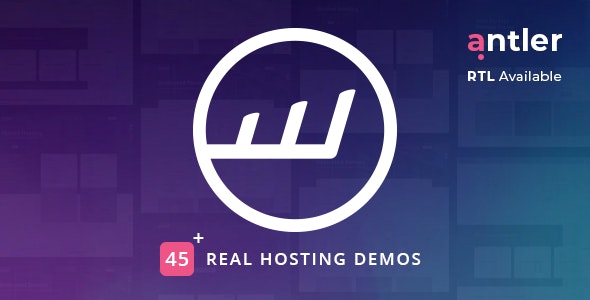 Antler Nulled Hosting Provider & WHMCS Template Free Download