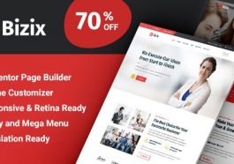 Bizix Theme Nulled Corporate and Business WordPress Theme Free Download