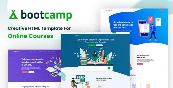 Bootcamp Nulled Online Courses and Educational Site Template Free Download
