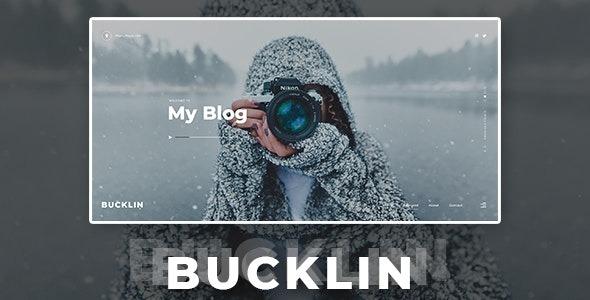 Bucklin Nulled Creative Personal Blog HTML Template Free Download