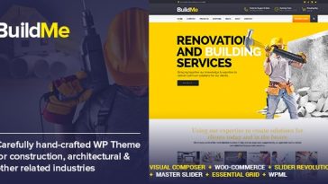 BuildMe v4.8 Construction Architectural WP Theme