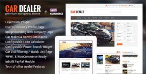 Car Dealer Nulled Theme Automotive WordPress Responsive Download