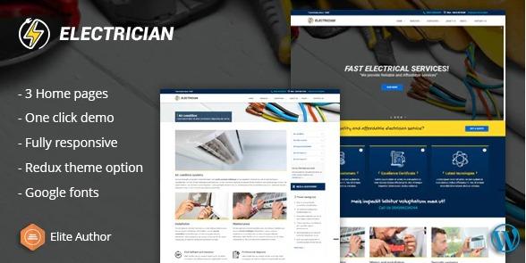 Electrician Nulled Electrical And Repair Service WordPress Theme Free Download