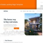 Estica Nulled Real Estate Landing Page Template Free Download