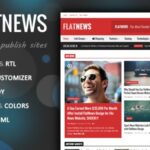 FlatNews Nulled Responsive Magazine WordPress Theme Free Download