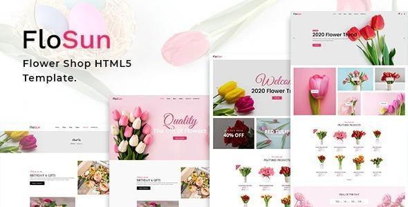 Flosun Nulled Flower Shop Shopify Theme Free Download