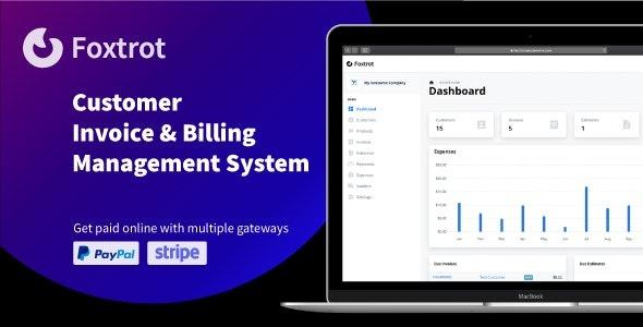 Foxtrot (SaaS) Nulled Customer, Invoice and Expense Management System Free Download