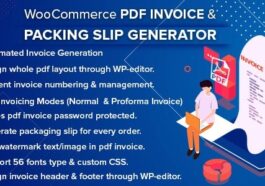 Free Download WooCommerce PDF Invoice & Packing Slip Generator Nulled