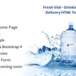 Fresh Vial Nulled Drinking Mineral Water Delivery Bootstrap4 HTML5 Template Free Download