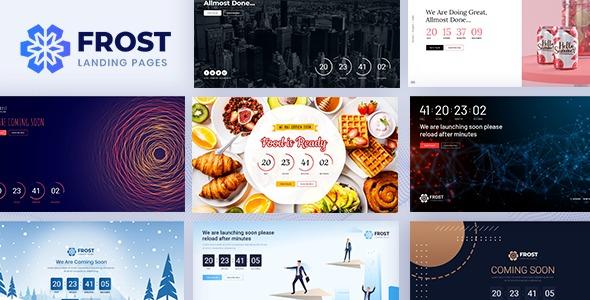 Frost Nulled Coming Soon, Under Construction Bootstrap 4 Template Free Download