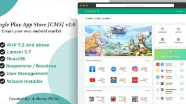 Google Play App Store CMS Nulled Free Download