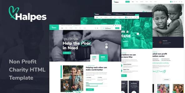 Halpes Nulled Non Profit Charity HTML Template Free Download