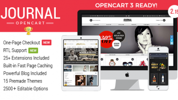 Journal Nulled Advanced Opencart Theme Free Download