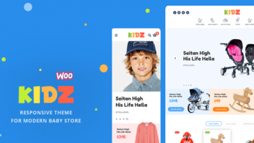 KIDZ Theme Nulled - Baby Store WooCommerce Theme Free Download