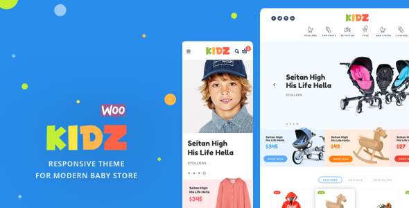 KIDZ Theme Nulled - Baby Store WooCommerce Theme Free Download