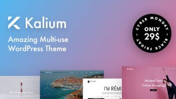 Kalium Theme Nulled - Creative Theme for Professionals Free Download