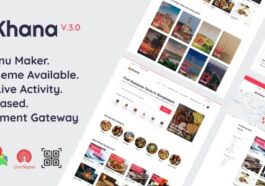 Khana Nulled Multi Resturant Food Ordering, Restaurant Management With Saas And QR Menu Maker Free Download