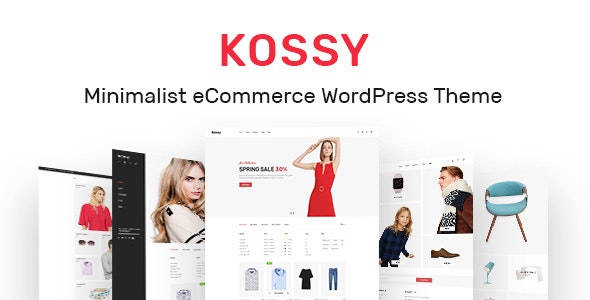 Kossy Nulled Minimalist eCommerce WordPress Theme Free Download