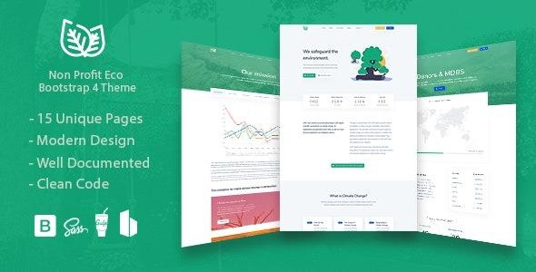 Leaf Nulled Non Profit Environmental Bootstrap Theme Free Download