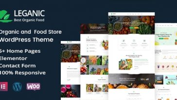 Free Download Leganic - Organic and Food Store WordPress Theme Nulled