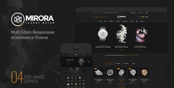Mirora Nulled Watch & Luxury Store PrestaShop Theme Free Download