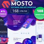 Mosto Nulled app landing page Free Download
