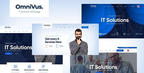 Omnivus Nulled IT Solutions & Digital Services HTML5 Template Free Download