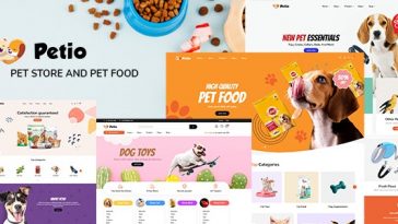 Petio Theme Nulled Pet Store WooCommerce WordPress Theme Free Download
