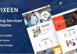 Pixeen Nulled Printing Services Company WordPress Theme + RTL Free Download