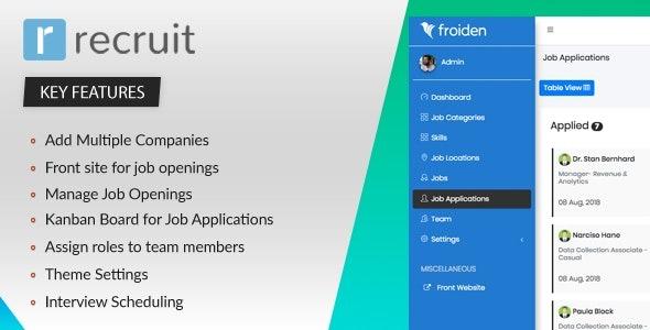 Recruit Nulled Recruitment Manager Free Download