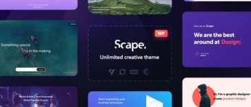 Scape Nulled Multipurpose WordPress theme Free Download