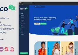 Scisco Theme Nulled Questions and Answers WordPress Theme Free Download