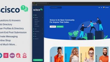 Scisco Theme Nulled Questions and Answers WordPress Theme Free Download