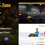 SportsZone Nulled Sports Club, New & Game Magazine Mobile Responsive Bootstrap HTML Template Free Download
