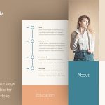 Teoro Nulled CV Resume WordPress Theme Free Download