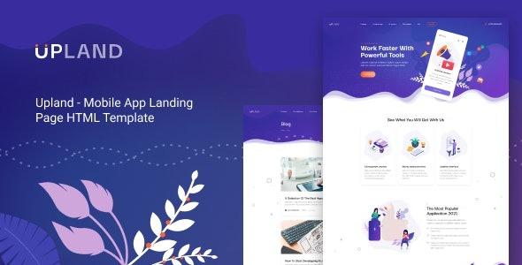 Upland Nulled Mobile App HTML Template Free Download