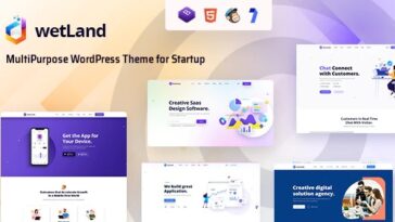Wetland Nulled MultiPurpose WordPress Theme for Startup Free Download