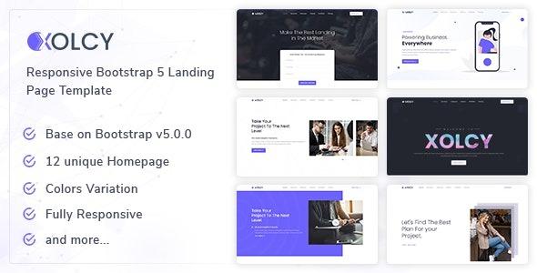 Xolcy Nulled Bootstrap5 Creative Landing Page Template Free Download