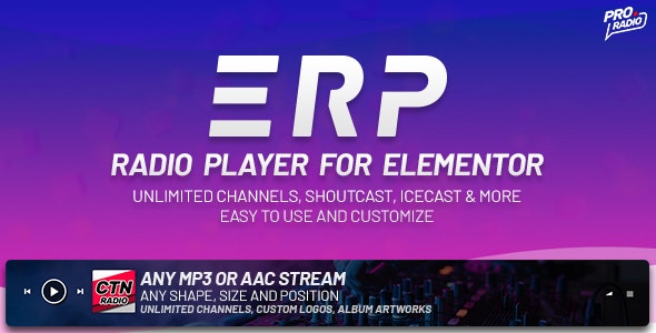Erplayer Radio Player for Elementor Nulled v1.1.0 Free Download