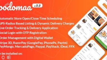 Foodomaa Nulled Multi-restaurant Food Ordering, Restaurant Management and Delivery Application Free Download